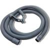 Grandsire | Flessibile di Alimentazione della Lavatrice in PVC | Lunghezza 250 cm | Alta resistenza | Tubo in gomma morbida | Resistente all'acqua fino a 100 °C | Non teme il gelo | 24024