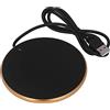 lyrlody Scalda tazze USB 55 °C, temperatura costante per tazze e bicchieri, fondo piatto, 10,3 cm, oro