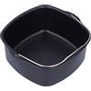 Biitfuu Stampo per Torta in Ferro, 7 Teglie Quadrate da 18 Cm, per Teglie, per Friggere, per Airfryer HD9925 HD9860 HD9905 01, Materiale Sicuro per Uso Alimentare, Lavabile in (18 cm)
