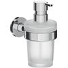 Inda Dispenser sapone a parete Touch cromo lucido / vetro satinato