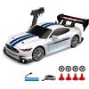 Kodbiby 1:24 Auto Telecomandata, 2,4 GHz RC Drift Car 30KM/H Alta Velocità, Trazione 4WD Con Design Multi-Luce, Adatto a Tutti i Terreni