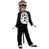 SMIFFYS Costume Gatto, comprende Body, Campana e Maschera Halloween