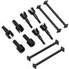 VGEBY Set di tazze da diff RC Dogbone, adattatore RC Dogbone per albero giunto cardanico per WLtoys A949 A959 A969 A979 K929 e altri 1/18 RC Car (nero) felce