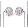 Sanico BJT331 ORECCHINI GWENDA SWAROVSKI STAINLESS STEEL