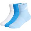adidas Mixte enfant CUSHIONED SPORTSWEAR ANKLE SOCKS 3 PAIR PACK, glow blue/white/ray blue, 4-5 Years