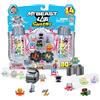 MrBeast Lab Swarms Battle Fusion Series Mega Lab Pack - Include 14 Micro Beasts con Ultra Rare Swarm Sword, 80+ da collezionare, adesivi e tappi Fusion impilabili per esposizione