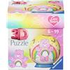 Ravensburger - Puzzle 3d Ball: Gli orsetti del cuore 54 pezzi, Puzzle 3d bambini 6 anni o più, Giochi bambini 6 anni, Collezione Care Bears, Giochi divertenti, Idee regalo
