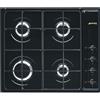 Smeg Piano cottura a gas S64SN finitura nero da 60 cm