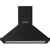 Smeg Cappa aspirante decorativa a muro KPF94MB finitura nero opaco da 90 cm