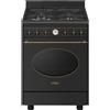 Smeg Cucina CO60GMAN2 con forno elettrico e piano cottura gas finitura antracite da 60x60 cm