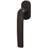 Roto Maniglia standard Samba con logo, marrone grigiastro, lunghezza perno 32 mm