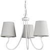 ONLI Margot Lampadario, E14, Bianco, 45 x h 100 cm, metallo;tessuto