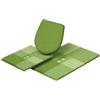Grund Linea Due Tappetino da Bagno 3D, Ultra Morbido e Assorbente, Antiscivolo, 5 Anni di Garanzia, MERKUR, Set da 3 Pezzi Coperchio del WC, 40x50+50x80 cm, Verde