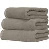 Ruggeri - Set 3 Asciugamani Viso 50x100 100% Cotone - Extra Morbido - Collezione Let's Color! (Tortora)