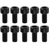 LT Easiyl 10 dadi di bloccaggio M3 x 6 mm per chitarra, compatibili con Floyd Rose (nero)