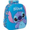 safta STITCH - Zaino scolastico, con design 3D, adattabile a carrozzina, ideale per bambini di diverse età, comodo e versatile, qualità e resistenza, 27 x 10 x 33 cm, colore blu, blu, Estándar, Casual