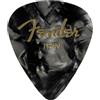 Fender 351 Plettri Thin Black Moto per Chitarra, 12x | Set 12x plettri sottili, design Moto nero, per chitarra elettrica & acustica, rock, blues, principianti e avanzati