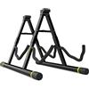Monkey Loop Double Prime - Supporto per Chitarra - Supporto da Pavimento per 2 Chitarre - Compatibile con Chitarre Acustiche, Elettriche e Bassi - Robusto e Stabile - Accessorio Pieghevole