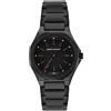 Armani Exchange Orologio da donna in acciaio inossidabile nero 34MM AX4621