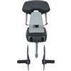POLISPORT 8636100022 - Seggiolino Posteriore Guppy Junior MIK HD versatile bambini 6 anni, compatibile biciclette 24''-29'' e elettriche con portapacchi MIK HD, carico max.27kg, colore Grigio Scuro