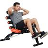 Avilia - Panca Palestra Multifunzionale 22 in 1 per Allenamento Completo a Casa con Schienale Inclinabile, Sedile Girevole, Estensori Elastici e Struttura Pieghevole Salvaspazio
