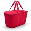reisenthel coolerbag - Borsa Termica Resistente, Adatta per Spesa, Picnic e in Viaggio, Combinabile anche con Cestino Spesa Carrybag e altri Shopper, 20 L, Rosso