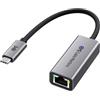 Cable Matters Adattatore da USB C a 2,5 Gb Ethernet, velocità di rete di 2,5 Gigabit, adattatore da USB C a Ethernet compatibile con USB4, Thunderbolt 4/5, Plug & Play per MacBook, laptop