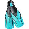 Mares Nateeva Junior - Pinne snorkeling a scarpetta aperta per bambini, cinghia regolabile, trasporto facile, leggere e confortevoli