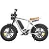 ENGWE M20 20*4.0'' Bicicletta elettrica pneumatici grassi, motore brushless 750W, velocità massima 45km/h - Bianco