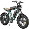 ENGWE M20 20*4.0'' Bicicletta elettrica Pneumatici Grassi, motore brushless 750W, velocità massima 45km/h - Verde