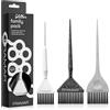 FRAMAR Set Pennelli Per Tintura Per Capelli - Pennello Per Tinta Per Capelli, Kit Per Decolorazione, Pennello Per Tinta Per Capelli Per Schiarente - Confezione Da 3 Glitter