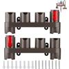 RTop Supporto accessori per aspirapolvere Dyson V7 V8 V10 V11 SV10 SV11, supporto accessorio Dyson (10 prese di stoccaggio, confezione da 2)