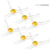ANVACCO Parti e accessori di ricambio per spazzola laterale iRobot Roomba 600 700 800 900 Serie 692 675 694 671 677 980 960 985 880 860 805 877 890 770 Kit di attacco per aspirapolvere robotico, 6 spazzole