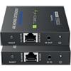 Techly IDATA EXT-565 moltiplicatore AV Trasmettitore e ricevitore AV Nero