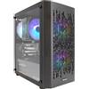 eXtremeBit PC Gaming Computer da Gioco i7-12700F 16GB SSD 1TB RTX 5050 8GB Windows 11 Nero