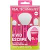 Real Techniques Glow To Go Travel Set Vivid Set di pennelli 1 x 6 pz.