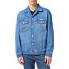 Wrangler Giacca in denim da uomo, blu eyes blu, taglia XL, BLUE EYES BLUE, XL
