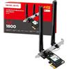 Mercusys TP-Link MA70XE PCIe WiFi 6 AX1800Mbps, Bluetooth 5.4, Chipset Intel, Compatibile con Windows 10/11, OFDMA, MU-MIMO, WPA3, Non Comportabile con il Supporto a Basso Profilo