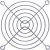 InLine 19551 Griglia in Metallo per Ventole da 92 x 92 mm, Cromato