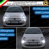 ESL CONVERSIONE FARI FULL LED FIAT 500 RESTYLING CON FARI A PARABOLA 16200 LM 6000K