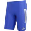 adidas Homme 3 Stripes Swim Jammers 8 inch, Semi Lucid Blue/White, 32