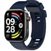 BDIG Silicone Cinturino Compatibile con Xiaomi Redmi Watch 6/5/4 & Mi Band 9 Pro/8 Pro,Sportivo Morbido e Traspirante Regolabile Per Redmi Watch 6/5/4 Uomo Donna