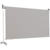Tenda da Sole a Caduta 2,5x2m in Poliestere Grigio Cenere