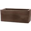 Vaso 80x30x30cm in Resina Tulli Schio Cassa Essential 80 Bronzo