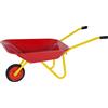 Carriola per Bambini in Acciaio Verniciato Rama Rosso e Giallo