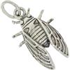 AFP Ciondolo da donna a forma di cicala insetto in argento sterling 925