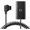 Alvin's Cables NP F550 Batteria fittizia a D Tap Cavo di alimentazione a spirale per Sony NP F550 | F570 | F970 | Atomos Ninja V Monitor Aggiornato