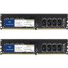 Timetec 16GB KIT(2x8GB) DDR4 2133MHz (PC4-2133P) PC4-17000 UDIMM RAM per desktop - Non-ECC Unbuffered, 288 pin, 1,2V CL15 modulo di memoria DIMM