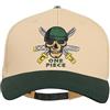 Cinereplicas One Piece - Cappellino da Baseball Zoro - Licenza Ufficiale Multicolore, Multicolore, 7 1/2