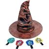 RUBIE'S SPAIN Rubies Capello Ufficiale Harry Potter con 4 Distintivi Casate